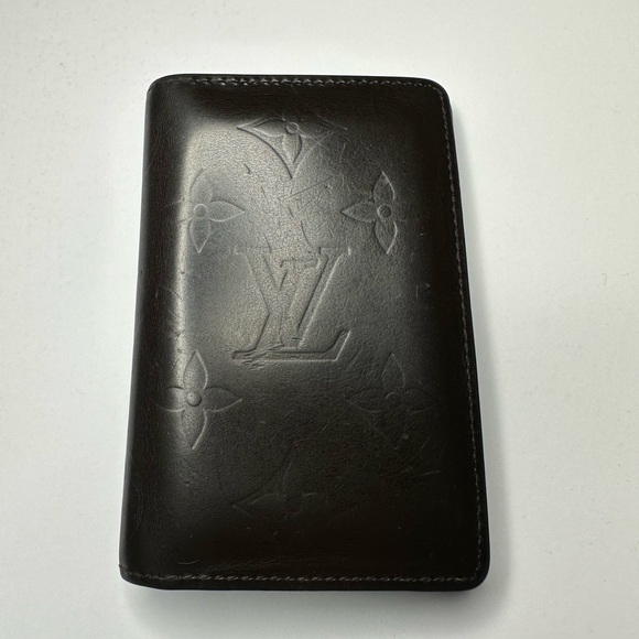 Louis Vuitton Men’s Credit Card Holder Vernis Leather Brown. Serial number incl - Picture 1 of 7